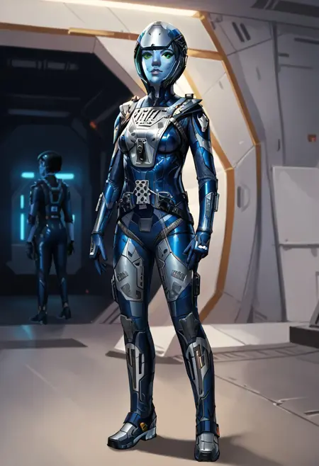 star trek angel suit