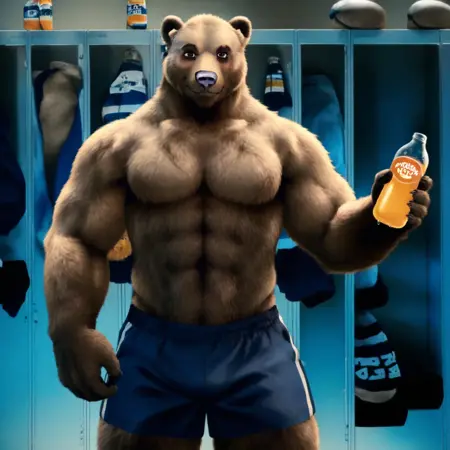 Orangina Bear