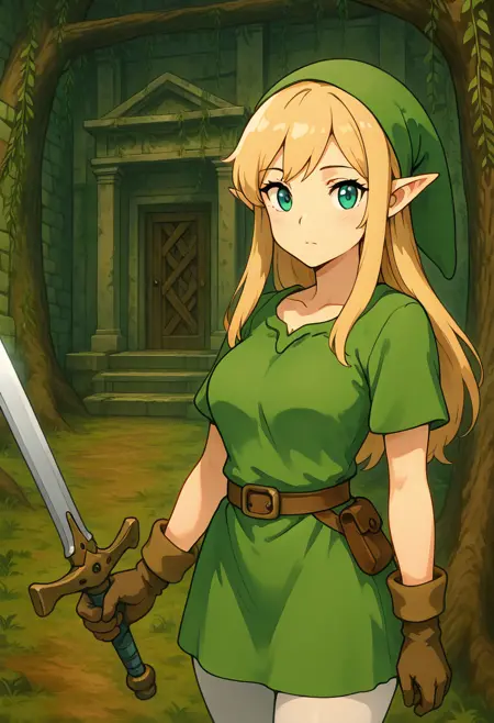 Forest Temple (Lost Woods, Kokiri Forest) (Legend of Zelda: Ocarina of Time) [Illustrious]