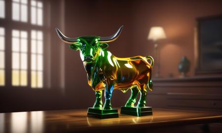 <lora:colouredglazecd_xl-000006:0.6>, a statue of a ox made of glass in office scene, full body, colorful theme, (transparent:1.3, see-through:1.3), colouredglazecd_xl, indoors, chinese zodiac, wooden table, cutie, cute, still life, animal statue, front view, facing viewer, looking at viewer, (Unbelievable Digital Artwork:1.3), fine art, CGSociety, ArtStation, master works, 8K,HDR,UHD,masterpiece,best quality,highly detailed,emotional,harmonious,high budget,moody,epic,gorgeous,high resolution,perfect lighting,finely detail,extremely detailed,ultra detailed,realistic,photorealistic,huge filesize,photographic,real,wallpaper,moody lighting,volumetric lighting,reality ray tracing