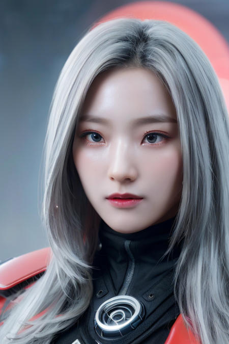 saerom, (a stylish 1girl in cyberpunk city:1.2), (look at viewer:1.2) nice clothes, high facial details, smooth skin, beautiful face, Nice body, upperbody, Full character view, full body, White teeth, bruise, bruised eye,extreme detailed bruised eyes, extreme detailed bruise, Oil, Tan, Sad mouth, Look sad, Cry,tear of sadness, Cry detailed, ultra detailed cry 8k, Eyebrow piercing, Piercing Lip, Anti-eyebrow piercing, Piercing Nose, Ultra detailed percing, Extreme detailed piercing, 8K high definition water particle,realistic water particle, Water drop on face,water drop on hair, water drop on body, water drop on armor, , A woman in an alley, held cyberpunk, black and gold cybernetic accessory,extremely detailed of the armor, led red and blue light , lit, mechanics, cyborg, cybernetics,Exoskeleton,ultra detailed Exoskeleton,extreme detailed Exoskeleton, Overview,view of hair, face, body, arm, hand, city, tokyo street, rain, sky - blue background, matte painting, digital illustration, very vibrant colors, soft lighting, adventurous, atmospheric lighting, 8K, Better image rendering in ultra definition, dim volumetric lighting, 8k octane beautifully detailed render, post-processing, extremely hyperdetailed, intricate, epic composition, grim yet sparkling atmosphere, cinematic lighting + masterpiece, trending on artstation, very detailed, vibrant colors, Art Nouveau, masterpiece, romanticism 8k, best quality, masterpiece, realistic, photo-realistic, ultra-detailed, (extremely detailed CG unity 8k wallpaper), Intricate, High Detail, Sharp focus, dramatic,photorealistic painting art by midjourney and greg rutkowski , Perfect light effects perfect atmosphere perfect particle effect, Detail of the body taken to the extreme right of the body, Perfect shadow 8k, Black makeup 8k, Makeup eyeliner dark black, red eyeshadow , mascara, Black and blue mascara 8k, Cyberpunk atmosphere, dramatic lighting, cinematic, establishing shot, extremly high detail, foto realistic 8k, cinematic lighting 8k, Perfect anatomy, Perfect color 8k, perfect hair detail 8k, silver hair, two-tone hair, colored tips, long hair, straight hair  high definition mouth 8k, Perfect hair 8k, ultra detailed hair 8k, high definition hair 8k, Perfect skin 8k, ultra detailed skin 8k, high definition skin 8k, One red eye, one blue eye,multi color eyes,eye high definition 8k, Ultra detailed eyes 8k, Perfect pupil,ultra detailed pupil,high definition pupil 8k, Ultra extreme light effects 8k, ((silver white hair:1.2)),nikon d850 film stock photograph 4 kodak portra 400 camera f1.6 lens rich colors hyper realistic lifelike texture dramatic lighting unrealengine trending on artstation cinestill 800, red neon lighting effect ,((red neon halo around head:1.2)) <lora:saerom:1>