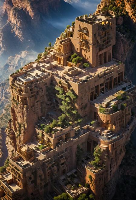 (The colonial city of the future, in the mist-filled Grand Canyon, on an unknown Earth-like planet, 2 moon on sky, Spaceship flight connects colonies, waterfulls:1.3), (Machu Picchu, a mountain settlement, incredibly spectacular:1.2), (Mario Botta:1.3), (avant-garde, future, reality, science fiction, photorealistic), (modern architecture:1.2), 
(Large Files, Ultra Realistic, 8K, 16k, FHD, HD, VFX, Perfect, Photography, composition, Architecture Sales Photography, Architecture Competition, Ultra High Resolution, Cinematography, High Resolution Image:1.1), (dramatic lighting, direct sunlight, ray tracing, clear shadow:1.2),  (real landscape:1.1), (blurred background:1.0), (urban background, more_details) ,
ac_neg1, great lighting, clear, hillscastel, extrusionbuilding, vertical