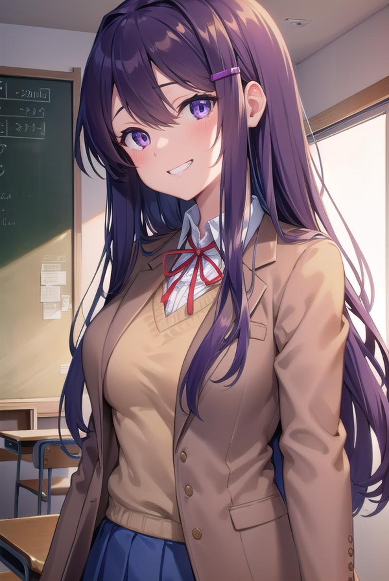 Yuri - Doki Doki Literature Club image by nochekaiser881