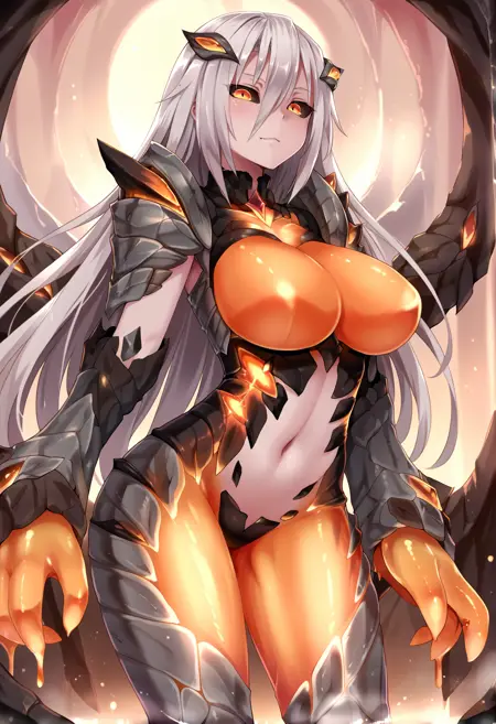 Lava Golem - Monster Girl Encyclopedia (MGE)