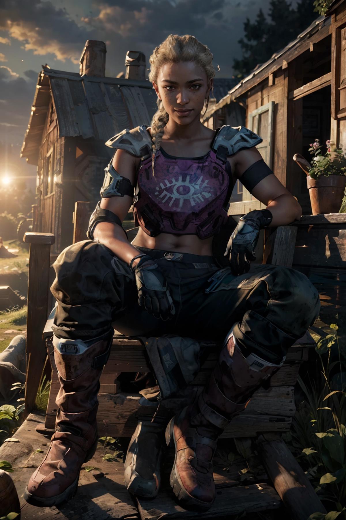 Lou from Far Cry New Dawn image by wikkitikki
