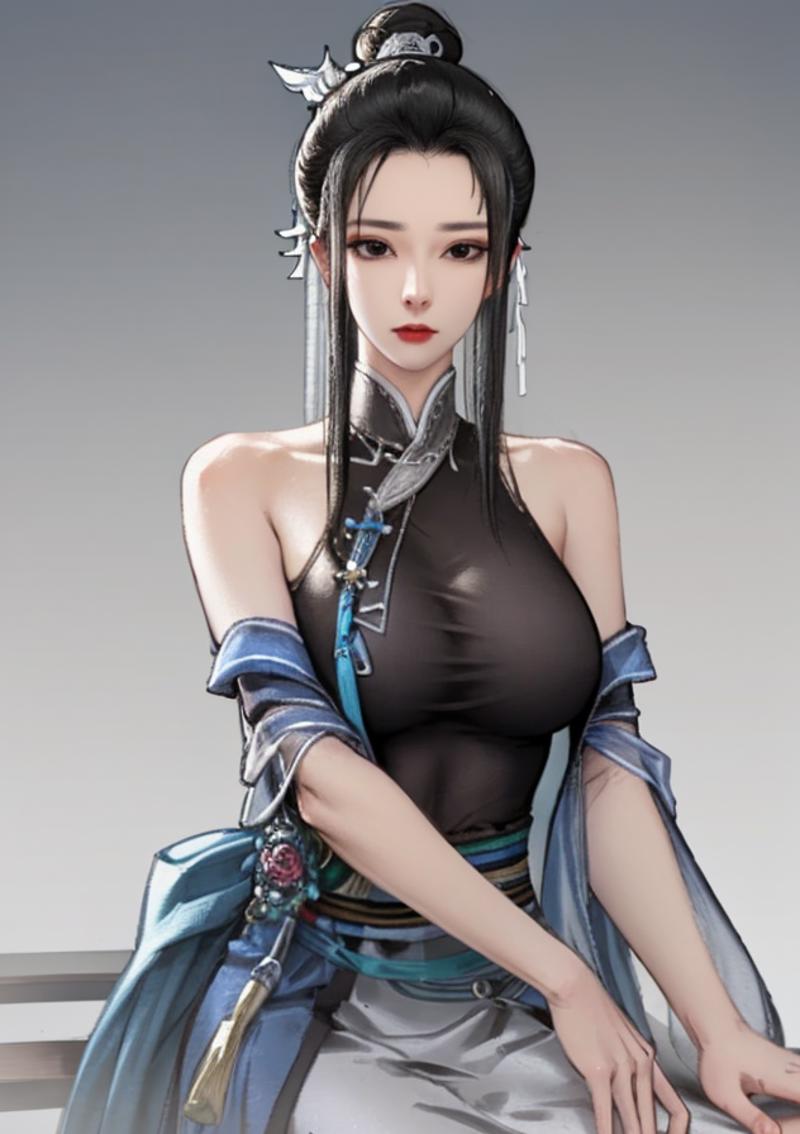 鬼谷八荒画风立绘 Chinese game image by z1145