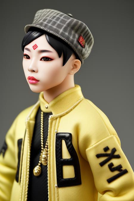 photo of a waif-like Asian man, hiphop streetwear, highly detailed, detailed textures, soft light, dslr, 4k <lora:Kenify:1>