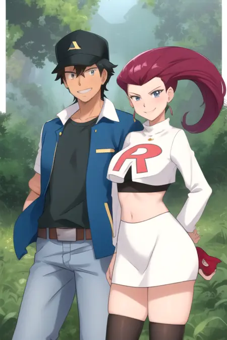 Ash Ketchum x Jessie (Pokemon)