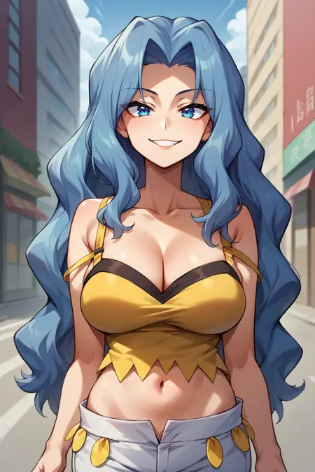 Karen/カリン (Pokemon HeartGold and SoulSilver) SDXL LoRA [Pony Diffusion]