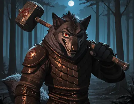 Boss Wolf - Kung fu panda 2  ( Illustrious )