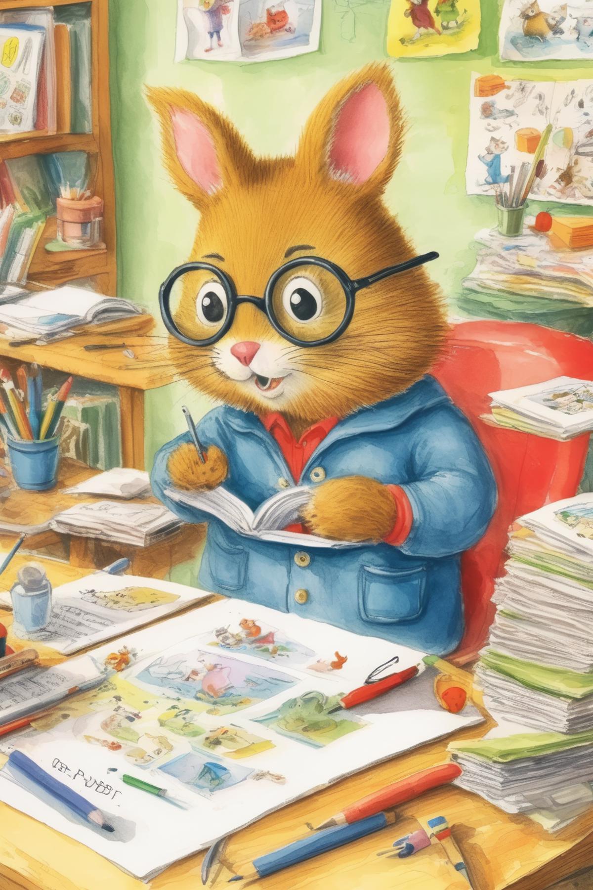 Richard Scarry Style image by Kappa_Neuro