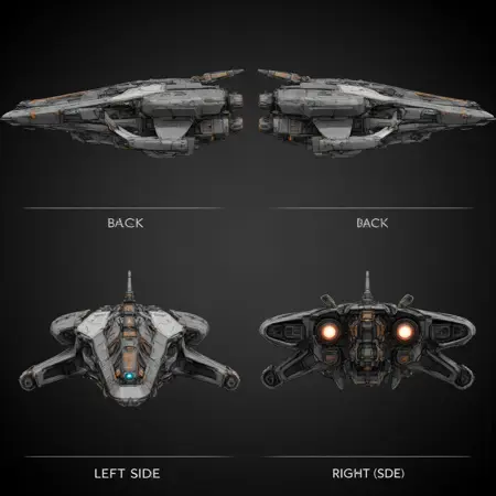 Space ship turner