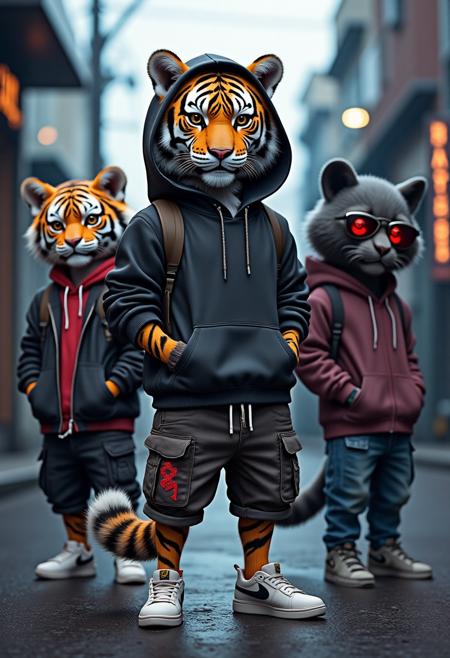 DN_Anthropomorphic Animals_Trendy Outfit Generation v1.0