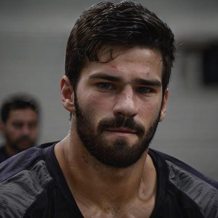 1boy, face,  realistic, muscle, PHOTO, <lora:Alisson Becker:0.75>