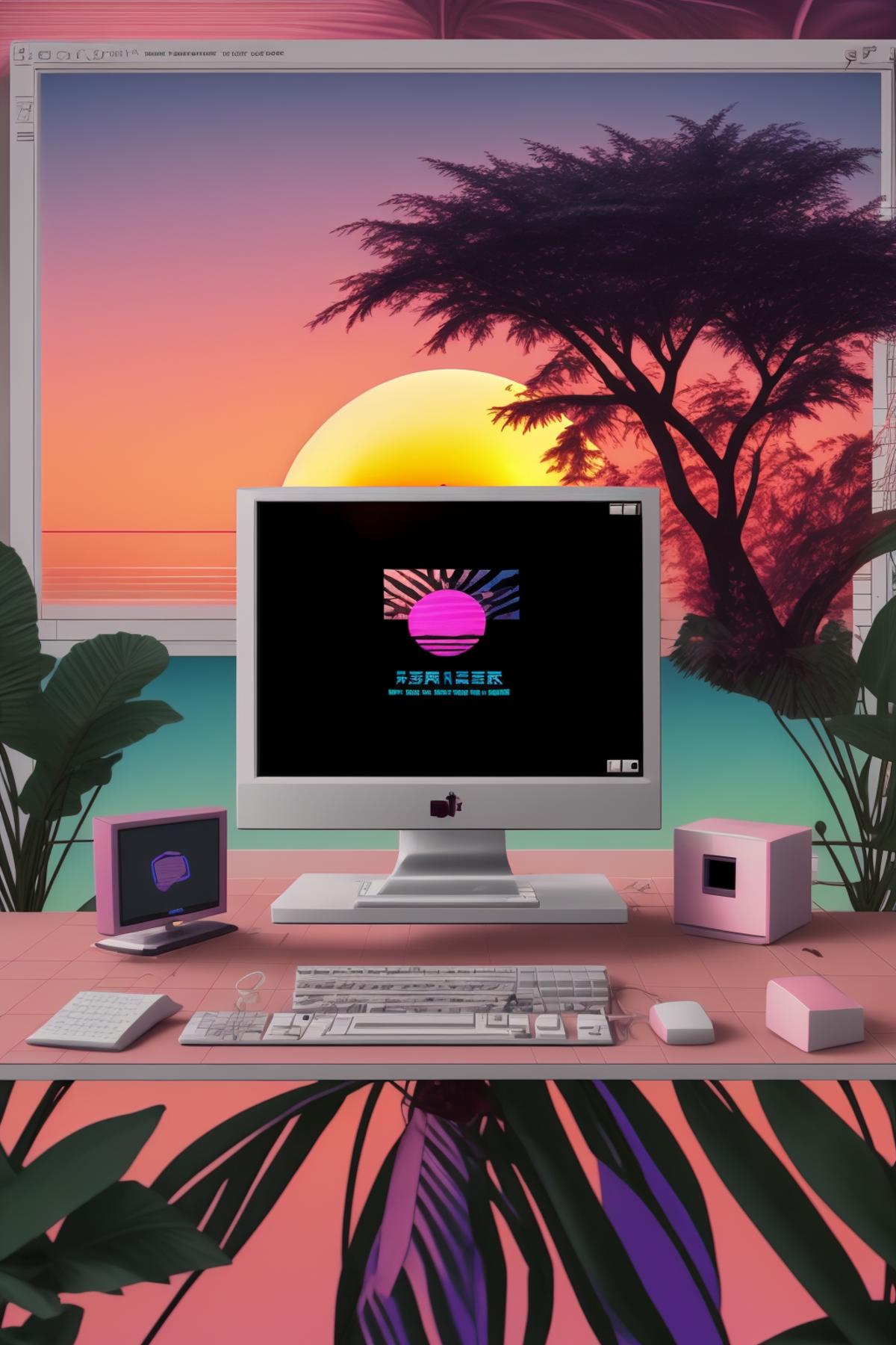 Vaporwave Graphic image by Ciro_Negrogni