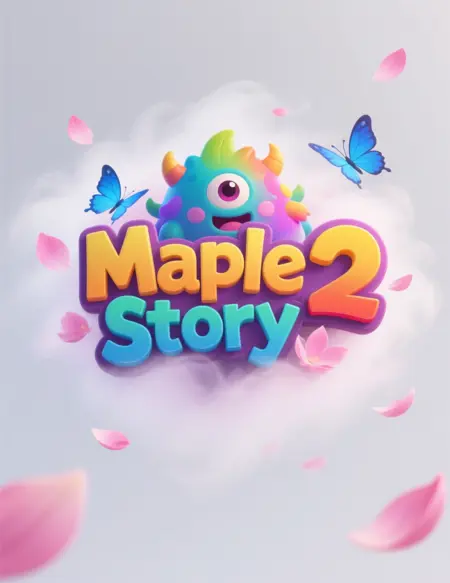 Cartoon game poster