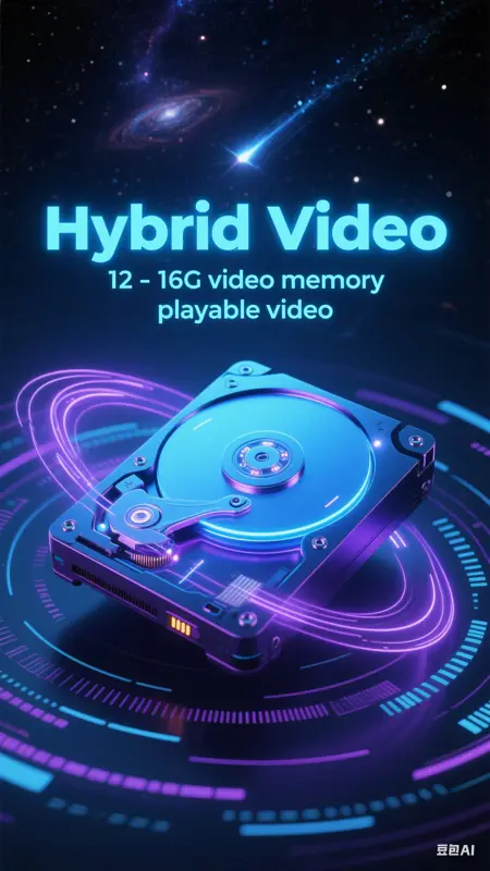 Hunyuan Video 12-16G video memory playable video workflow