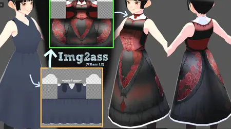 Image to Vroid Studio Asset generator