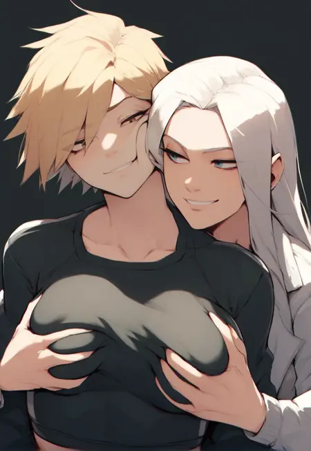 Clothed Breast Grab