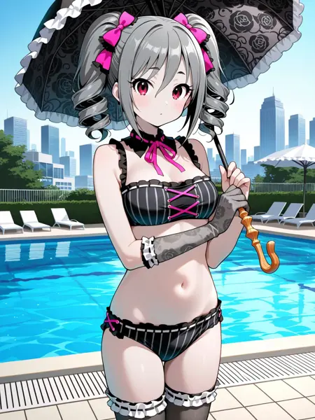 Kanzaki Ranko (Bikini) THE iDOLM@STER Cinderella Girls | 神崎蘭子 (渚の天使) アイドルマスターシンデレラガールズ