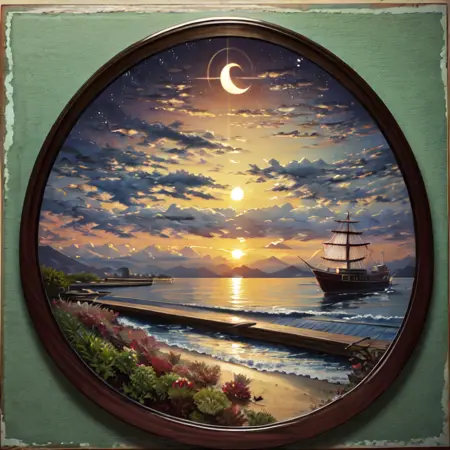 星月小舟(Starry Moon Boat)-HXZ