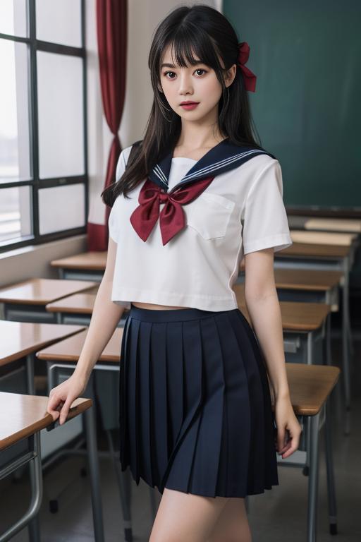 A simple school uniform一件简单的校服 image by Thxx