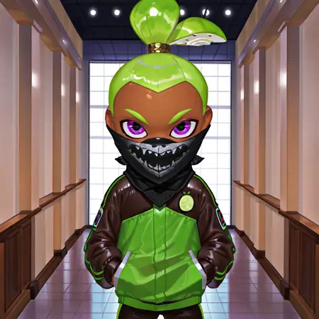 lime octoling