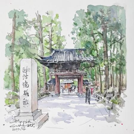 【Flux.1 D】Pen drawing + watercolor style v1.0