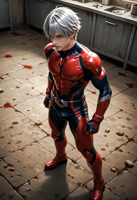 Superhero bodysuit - Hero Red (Pony)