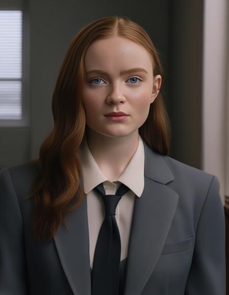 SadieSink,<lora:SadieSinkSDXL:1>High Quality, Intricately Detailed, Hyper-Realistic woman Lawyer Portrait Photography, Volumetric Lighting, Full Character, 4k, In Workwear