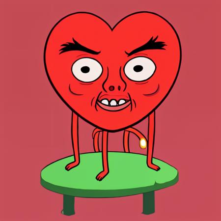 Ricardio Adventure Time Red Heart