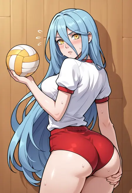 Fitness butt, volleyball girls, LoRA, PonyXL