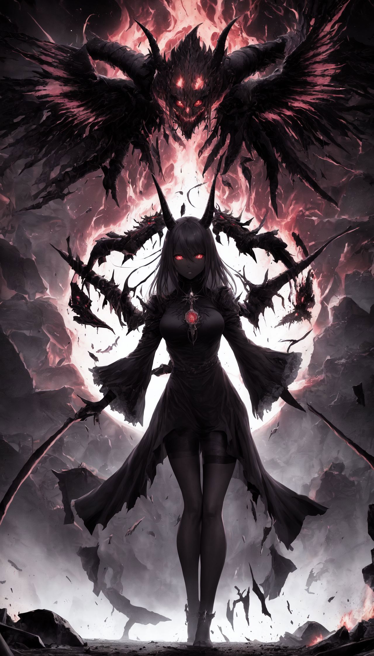 Anime dark demon HD wallpapers | Pxfuel