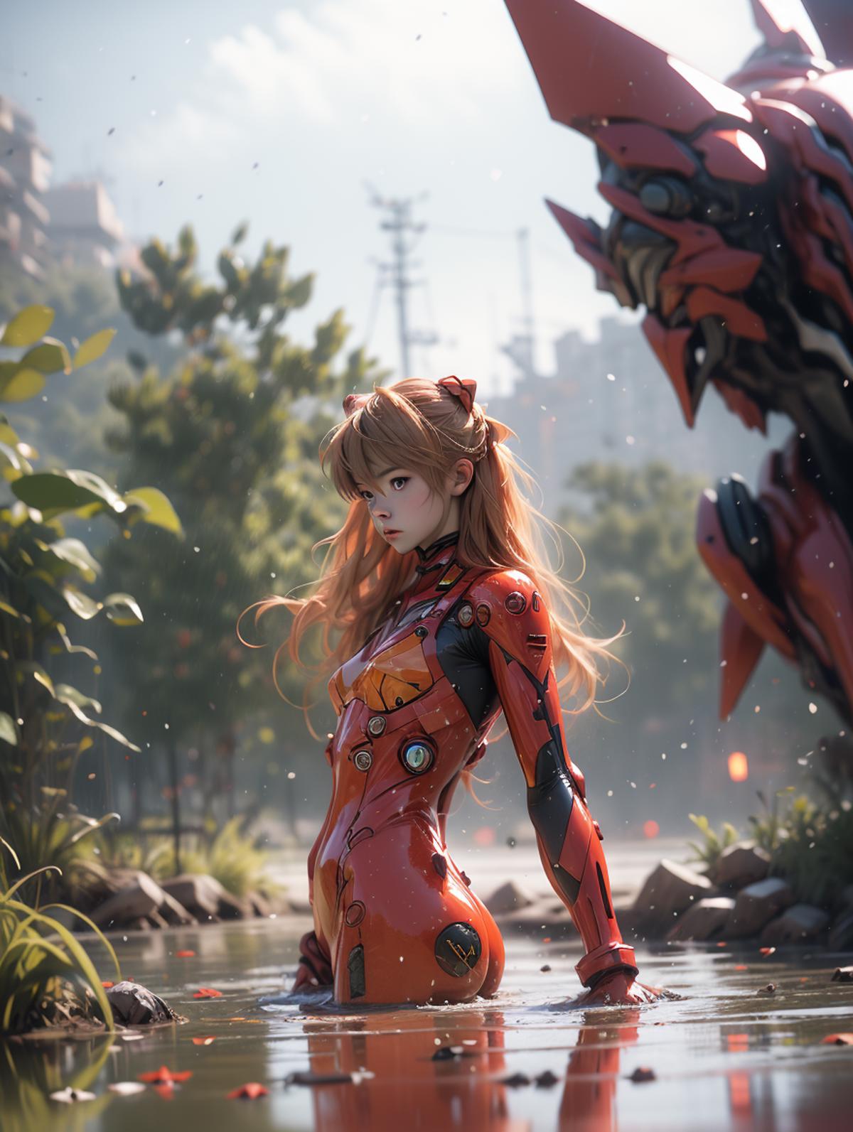 绪儿-明日香 Asuka Langley Soryu image by nuaion