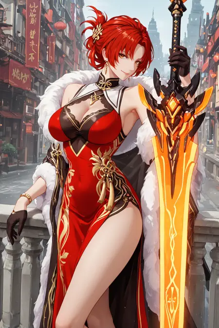 murata himeko (Vernal Brocade) Honkai impact 3rd