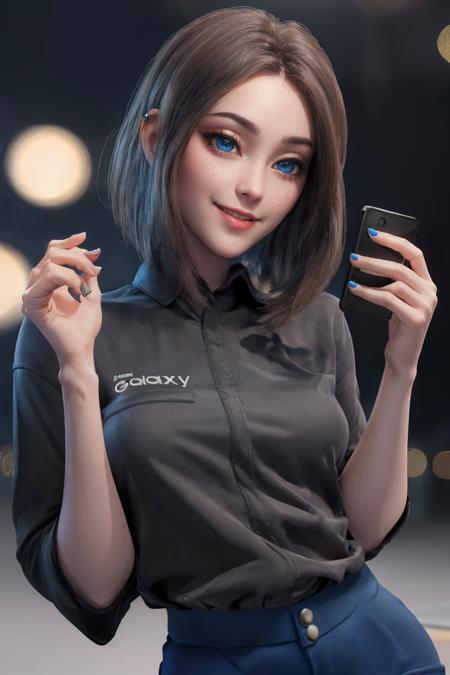 Sam in real life (Samsung girl), Samsung Sam