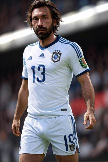 photo of  person,  male,  soccer jersey, shorts,  beard,  masterpiece,  highres,  sharp focus,  cinematic lighting,  detailed face,  detailed eyes, <lora:EMS-45190-EMS:0.880000>