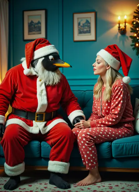 Santa Penguin [SDXL]