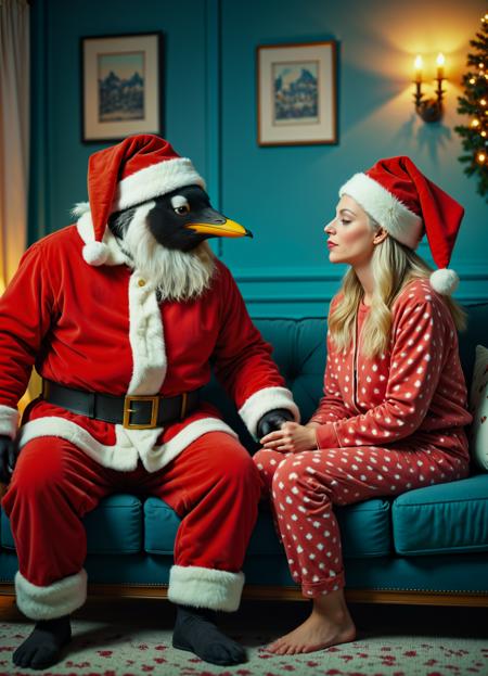 Santa Penguin [SDXL] SDXL