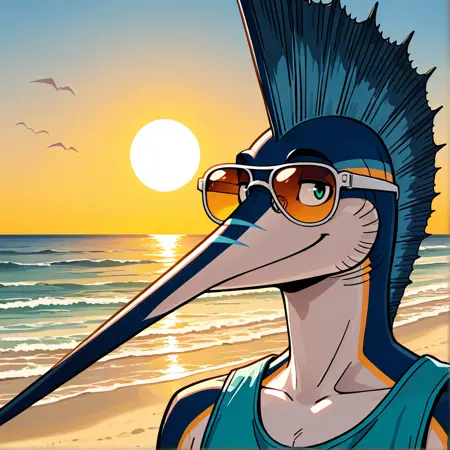 Anthro Swordfish
