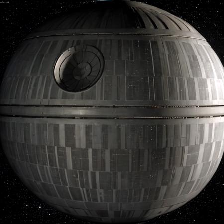 Highly detailed, High Quality, Masterpiece, beautiful, death star,  <lora:DeathStar:1.0>, spacecraft, no humans,