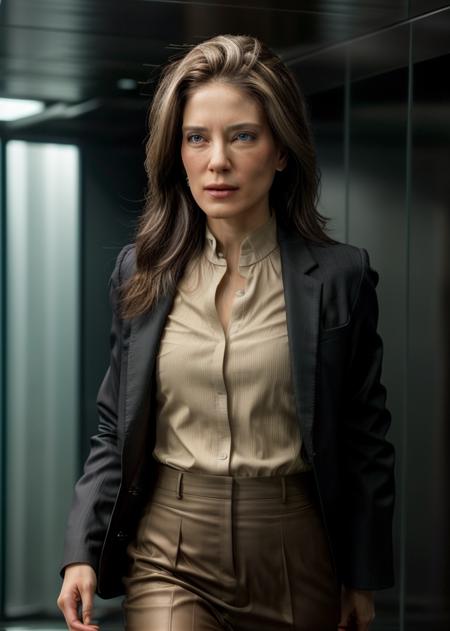 ultra detailed 8k cg, the matrix, business suit, beautiful mr1nc0n female agent, soft_lighting, <lora:more_details:0.5>, best quality, high quality, highres, ultra detailed, high detailed, (realistic:1.3), (photorealistic:1.3), RAW photo <lora:m_rincon_lora_V1-10:1>