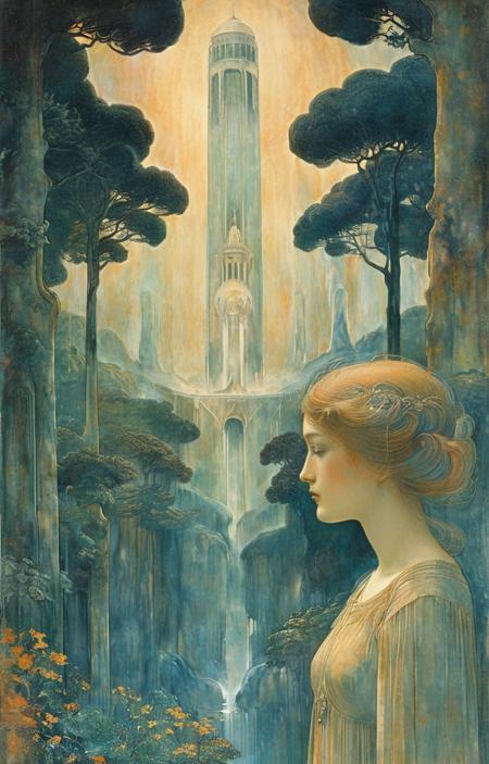 style of Jean Delville