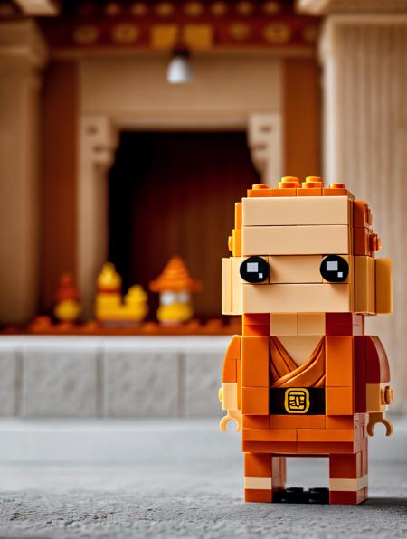 RAW photo,  <lora:lego_v2.0.768-000035:0.8>
LEGO BrickHeadz, a monk in a temple, (high detailed skin:1.2), 8k uhd, dslr, soft lighting, high quality, film grain, Fujifilm XT3