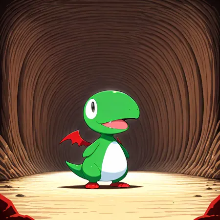 [Illustrious] fygar (dig dug)