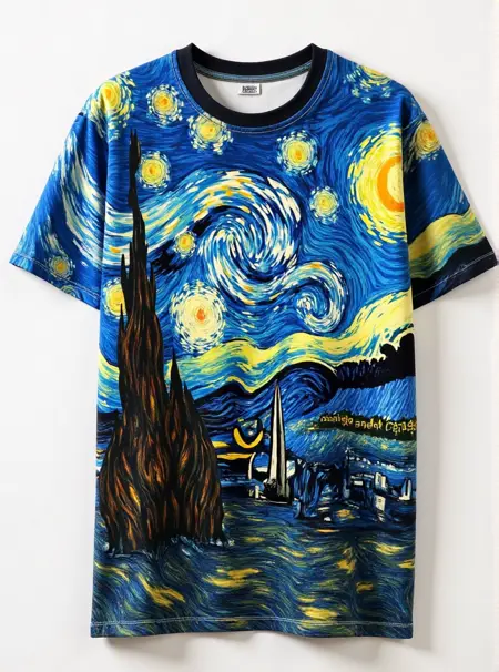 Fashion Design - Van Gogh Style