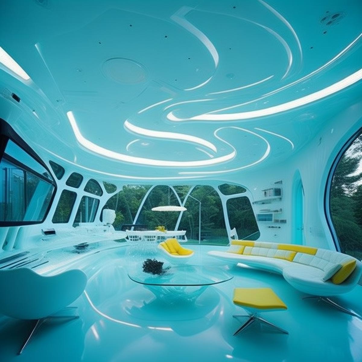 Bionic futuristic interior design image by Sa_May