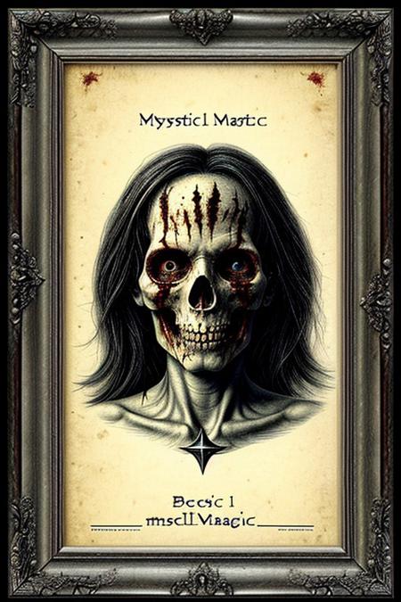 1, mystic, object, evil magic, blood,