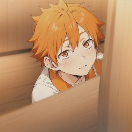 <lora:ShouyouHinata:0.6> Hinata Shouyou haikyuu!! hinata_shouyou masterpiece, best quality, 1boy, close-up, jersey male_focus orange_eyes orange_hair