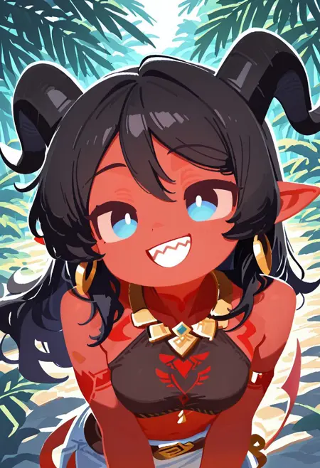 Moha the Tiefling (OC) [Illustrious]